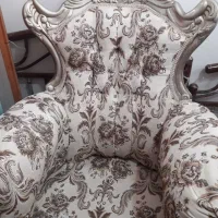 مبل سلطنتی ۹ نفره کارکرده|مبلمان خانگی و میز عسلی|گرمی, |دیوار