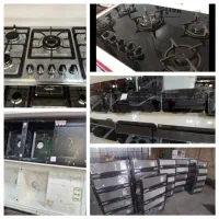 اجاق گاز شیشه هود کف شیشه مدل تکنو KMSW