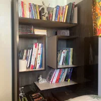 ۳ کتابخانه ام دی اف|کتابخانه، شلف، قفسههای دیواری|کرج, گوهردشت|دیوار