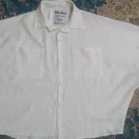 شومیز مانتویی سفید نو