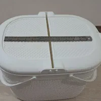 سبد پیک نصیر پلاستیکی و حصیری پارچه ای