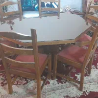 میزغذا خوری ۸ضلعی ۶نفره درحد ۷۰۰۰۰۰۰تومان|میز و صندلی غذاخوری|بهارستان, |دیوار