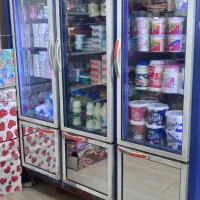 یخچال سه درب پشت رو شیشه