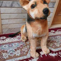 عروسک سگ ژرمن بزرگ دکوری و صدادار