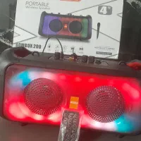 اسپیکرکیفی میکروفون کنترل شارژر وکارتن و دفترچه