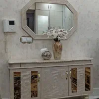 ست ایینه و کنسول همراه با میز تلویزیون