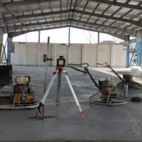 بتن ریزی کف با ماله پروانه ای