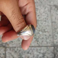 انگشت نقره عقیق چشم (باباقوری)|جواهرات|اهواز, رسالت|دیوار