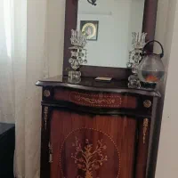کنسول و آیینه معرق فندوقی زیبا کمجا