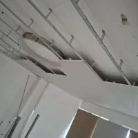 اجرا و طراحی کناف ،سیم کشی و نقاشی