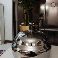 لوستر آویز تک حبابی رنگ کوره ای