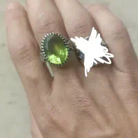 انگشتر نقره نگین الکساندریت