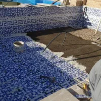 اجرای استخر،سنگ کاری،کاشیکاری،سیمانکاری|خدمات پیشه و مهارت|ارومیه, |دیوار