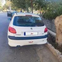 پژو206مدل88بی رنگ و خط وخش