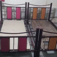 دوعدد تخت یک نفر باتشک،تمیز سالم دونه ۴میلیون|تشک تختخواب|رامهرمز, |دیوار