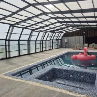 پوشش سقف پاسیو/نورگیر/استخرهای متحرک،ثابت