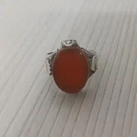 انگشتر نقره عقیق مردانه