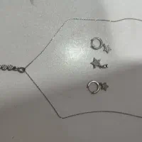 پلاک وزنجیرون یکادو نیم ست زنانه|جواهرات|دورود, |دیوار