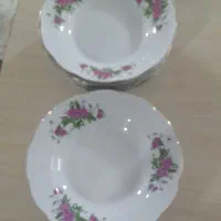 بشقاب گودگل سرخ قدیمی ودوتادیس بزرگ