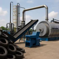 دستگاه تبدیل ضایعات به گازوئیل . پیرولیز