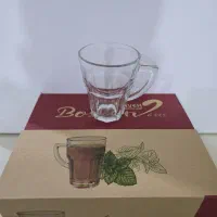 لیوان دسته دار بلور کاوه ۷۲ عدد پلمپ