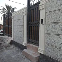 اجرای انواع نماهای سیمانی کلاسیک شسته رومی آبساب..|خدمات پیشه و مهارت|بم, |دیوار