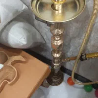 قلیان برنجی ۱متری لوله مسی