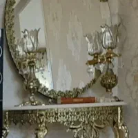 آینه و کنسول طرح برنز