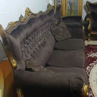 چهارتیکه مبل میزعسلی پادیشن و همراه با پرده