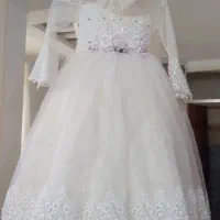 لباس تور عروس مخصوص سن 8الی10سال