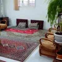 مبل راحتی دو دست و میز پینگ پونک