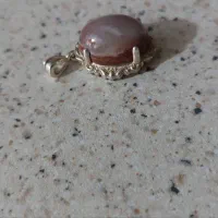 نگین سنگ حرم امام حسین+ پلاک نقره|جواهرات|قم, چهل اختران|دیوار