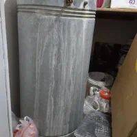 بشکه ۲۰۰لیتری اب سالم معاوظه با قفس