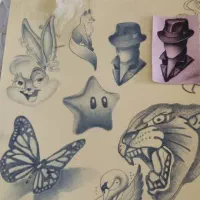 تتوی بدن و پیرسینگ بانوان|خدمات آرایشگری و زیبایی|فولادشهر, A4|دیوار