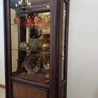 بوفه تمام چوب ساده و زیبا