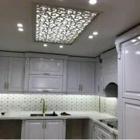 سقف معرق CNC جنس پی وی سی