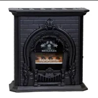 بخاری گازی بهکاران طرح شومینه مدل پرنسس