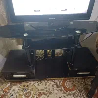 میز تلویزیون سالم شیشه ای