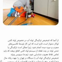 تشخیص ترکیدگی لوله با دستگاه تصویری|خدمات پیشه و مهارت|تهران, بلوار کشاورز|دیوار