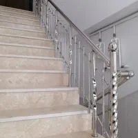 نرده استیل آلومینیوم راه پله حفاظ پنجره