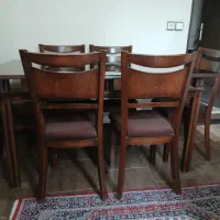 میز ناهار خوری ۶ نفره|میز و صندلی غذاخوری|قزوین, |دیوار