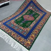 فرش دستباف (بساک) نقشه قشقایی ۳ متری کرک ابریشم