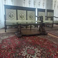 مبل ۹ نفره جنس چوب