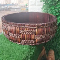 سبد حصیری و چوبی