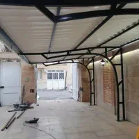 سایبان بدون پایه مزاحم و سقف شیروانی