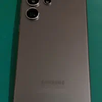 گوشی s24ultra رنگ مشکی، مشابه صفر و در حد