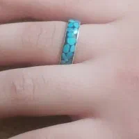 انگشتر نقره فیروزه کوب
