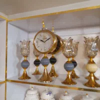 شمعدان وساعت رومیزی اک|ساعت دیواری و تزئینی|قم, شهرک فاطمیه|دیوار