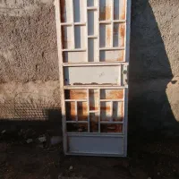 درب سنگین فلزی حیاط انباری