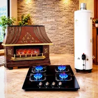 تعمیرات گاز رومیزی ، بخاری شومینه ، آب گرمکن زمینی